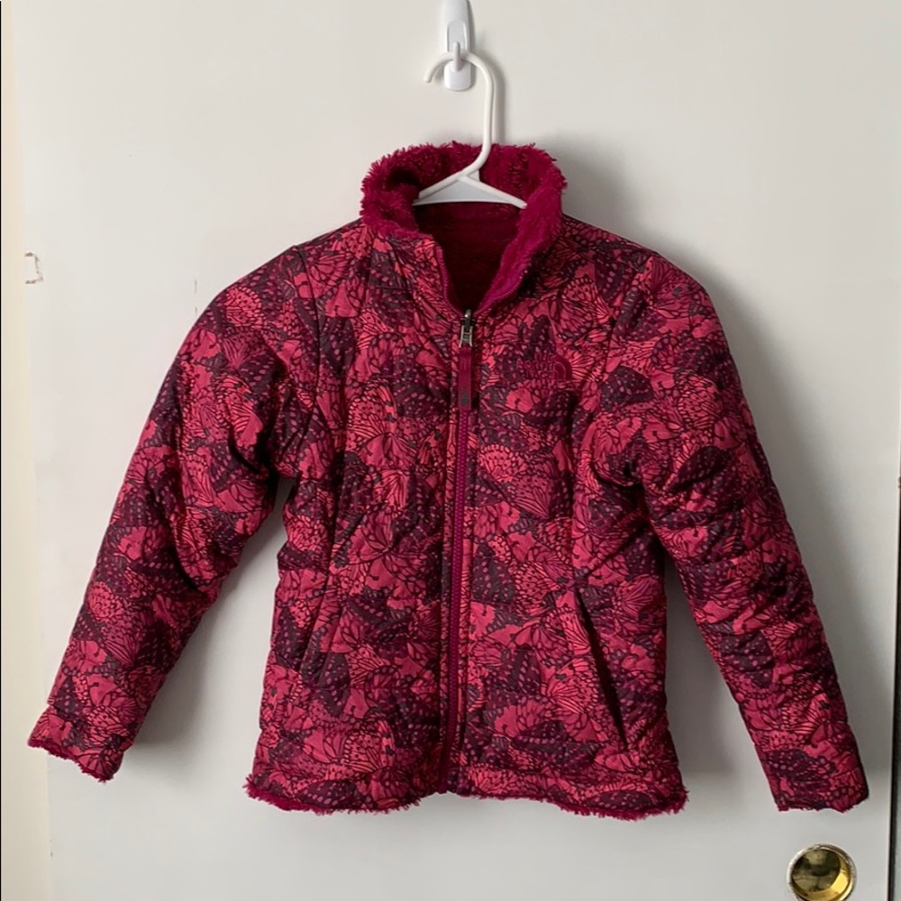 Girls North Face Reversable Jacket